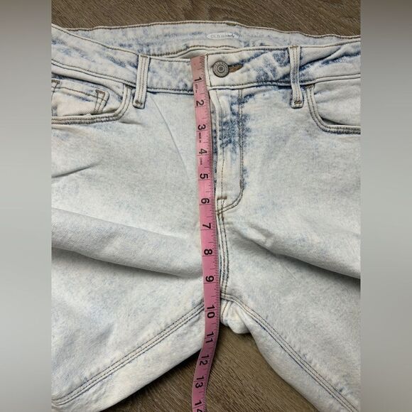 OLD NAVY | Rockstar Super Skinny Raw Hem Stone Washed Jeans Size 10 - Picture 6 of 8